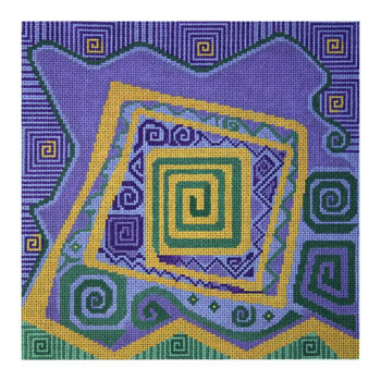 PM3610 - All Shook Up 8 x 8" 18 ct. Paula Manning Designs