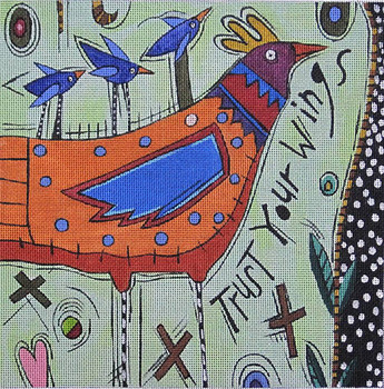 Maggie & Co. M-1822 Trust Your Wings © Kathleen Taylor				10 x 10"		18M	 