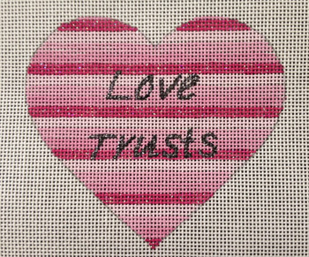 8004 18 Mesh  Love Trusts 4 x 4 Purple Palm Designs