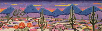 6101 Purple Palm Designs Mesh Desert Sunset 5 x 16