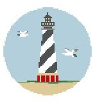 BT168 Hatteras Light Kathy Schenkel Designs  4" Diameter 18 Mesh