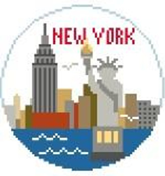 BT139 New York Round Kathy Schenkel Designs 4 x 4 18 Mesh