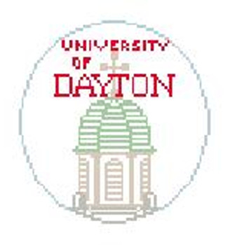 BT214 U of Dayton Kathy Schenkel Designs  4" Diameter  18 Mesh