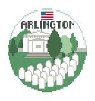 BT260 Arlington Cemetery Kathy Schenkel Designs  4" Diameter 18 Mesh