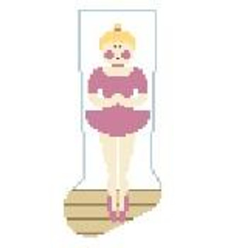 CM142 Ballerina Mini-Sock Kathy Schenkel Designs 2.25 x 5.25 18 Mesh