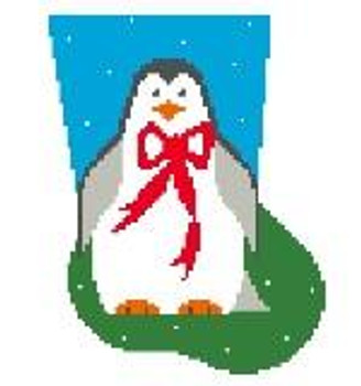 CM117 Penguin Mini-Sock 4 x 5.5 18 Mesh Kathy Schenkel Designs