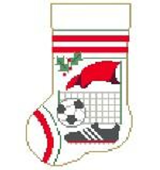 CM108G Sports (Soccer) Mini-Sock 3.75 x 6 18 Mesh Kathy Schenkel Designs