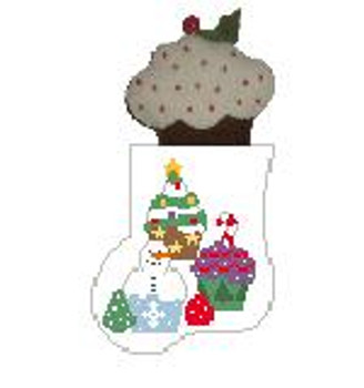 CM567 Cupcakes w/Cupcake Kathy Schenkel Designs 4 x 4 Mini Sock 18 Mesh