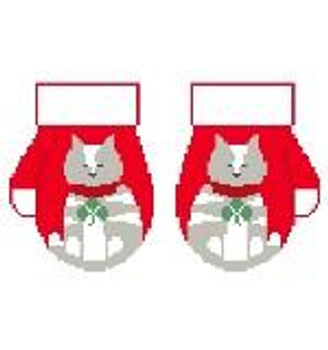 CO618 March/Kitty Mittens, SG 7 x 3.75 Kathy Schenkel Designs