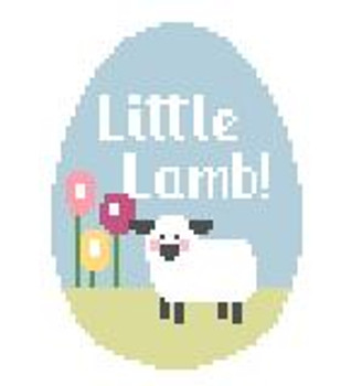 EO826 Little Lamb! Egg 3 x 4 18 Mesh Kathy Schenkel Designs