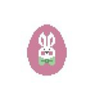 EO102 Bunny Face/Pink Egg 1.75 x 2 18 Mesh Kathy Schenkel Designs