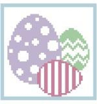 CT350 Easter Eggs 4 x 4 18 Mesh Kathy Schenkel Designs