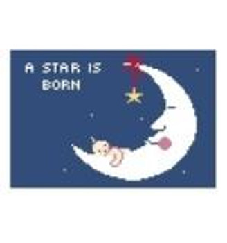 PT122 A Star is Born Kathy Schenkel Designs 6 x 4 Baby Sleeping