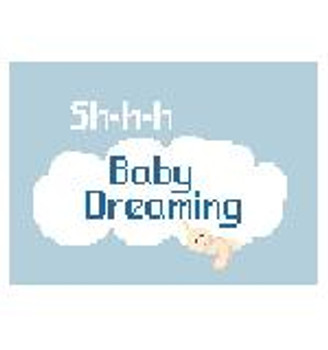 PT208 Blue Baby Dreaming Kathy Schenkel Designs 6 x 4