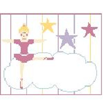 PT193 Ballerina Sampler Kathy Schenkel Designs 10 x 7