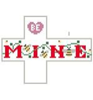 TC171 Tiny Cube/Be Mine 4 x 3 18 Mesh Kathy Schenkel Designs