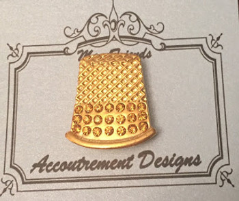 Stitch Related Thimble (gold) NEEDLEMINDER Accoutrement Designs