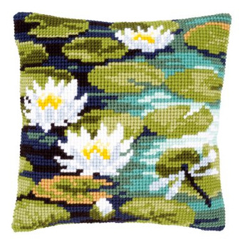 PNV148217 Vervaco Kti Water Lilies Cushion