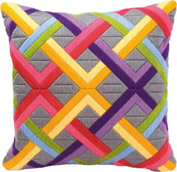 PNV10865 Vervaco Kit Long Stitch Cushion