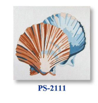 PS-2111 Blue Fan 18 Mesh 15" Shell CBK Bettieray Designs