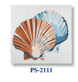 PS-2111 Blue Fan 13 Mesh 15" Shell CBK Bettieray Designs