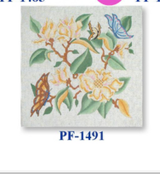 PF-1491 Roses & Lily 18 Mesh 12" Flowers CBK Bettieray Designs