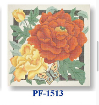 PF-1513 Red Rose 13Mesh 12" Flowers CBK Bettieray Designs