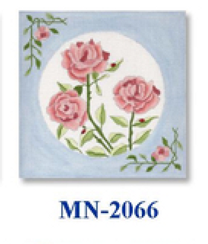 MN-2066 Pink Roses 18 8" CBK Bettieray Designs