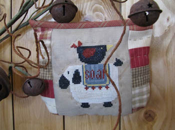 Sheepy Purse 49 x 53 Thistles 15-1448 YT