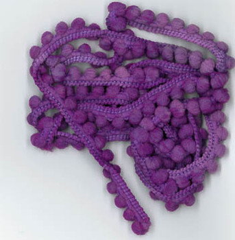 D-069 Vam-Purple Pom Pom by Dames Of The Needle