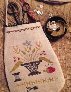 Simple Pleasures Sewing Pouch by Stacy Nash Primitives 16-1413 