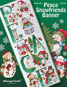 Peace Snowfriends Banner by Stoney Creek Collection 15-2163 