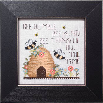 Simply Inspirational-Bee Thankful 56w x 55h Stoney Creek Collection 15-1497 