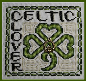 Wordplay - Celtic Clover (WithCharm) by Hinzeit 59w x 59h 16-1159