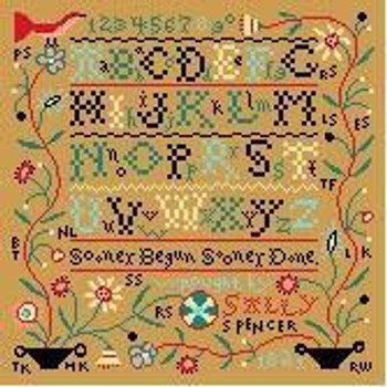 BF401 Sally Spencer Sampler Birds Of A Feather