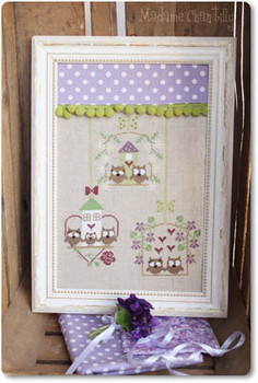 SPRING OWLS (CS) 125 x 146 Madame Chantilly 17-2442 YT