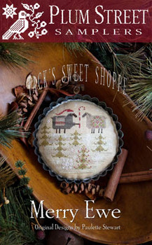 Jack's Sweet Shop-Merry Ewe 77w x 69h Plum Street Samplers 16-1008