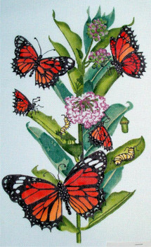 R103 9.5 x 15  MONARCHS 18 Mesh Robbyn's Nest Designs