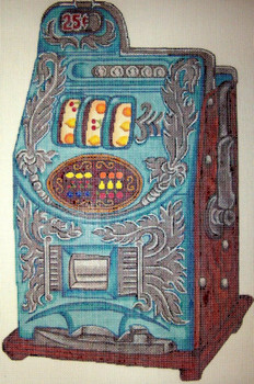 R19 10.5 x 15.75  SLOT MACHINE 18 Mesh Robbyn's Nest Designs