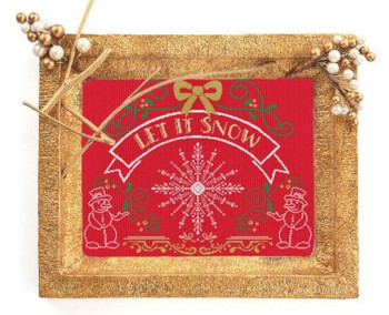 AAN346 Let it Snow Alessandra Adelaide Needleworks Counted Cross Stitch Pattern