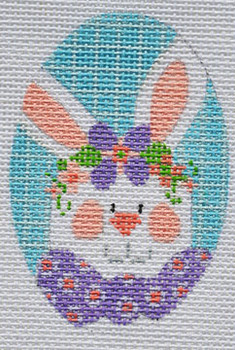 CH-166 Bunny Egg 2 ¼ x 3 ¼ 18 Mesh CH Designs