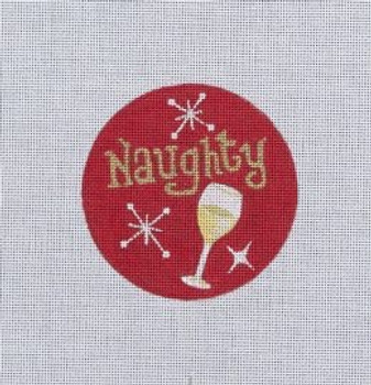 NN1W Naughty and Nice, Wine 4 Dia 18 Mesh Pepperberry Designs 