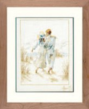 PN7948 Lanarte Kit Romance 12" x 16"; Linen; 30ct