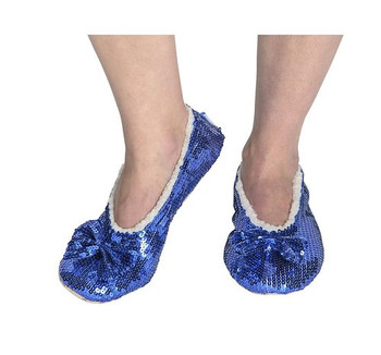 Blue Jewell Medium-Shoe Size 7/8 Snoozie