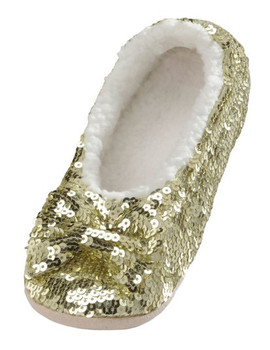 Gold Size Size Small-Shoe Size 5/6 Snooze Classic Bling Sequin Ballerina