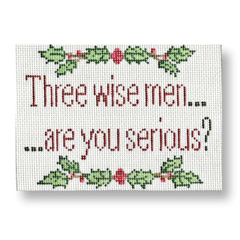 SS 02 Three Wisemen….Serious 7 x 5” 13 mesh Eddie & Ginger