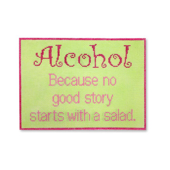 EG-SS 31 Alcohol, no good story…salad  7.25 x 5.25 18 mesh Eddie & Ginger