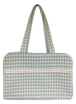 #71 601L Large Carry All In Vine Noir (Swatch) shown in #80 Spa Houndstooth Hug Me Bag