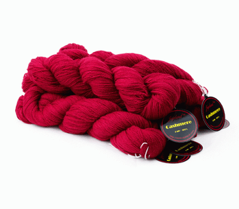 C201 2 PLY CASHMERE - RED BUD Jojoland Cashmere