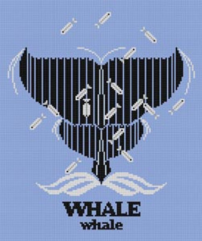 Whalewhale CH-W041  Charley Harper 13 Mesh 10 x 13